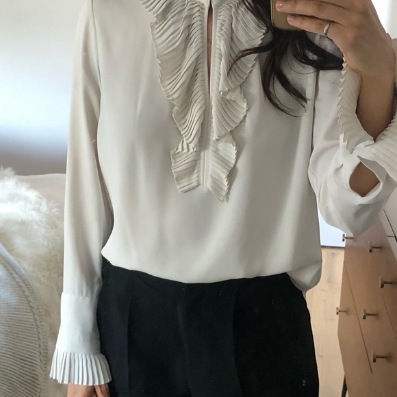 Ann Taylor White Blouse - Picture 3 of 7